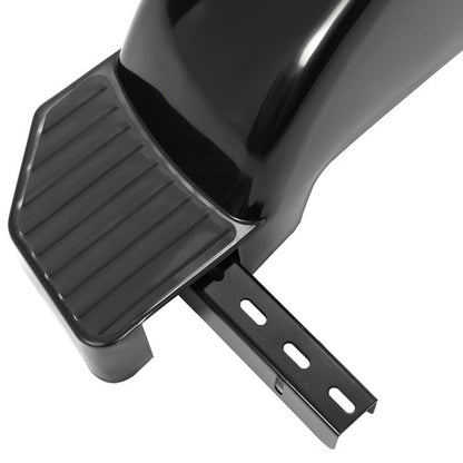 Solid Spare Glossy Black 2 (TWO) SINGLE AXLE TRAILER FENDERS FOR 13" WHEELS TIRES SKIRT BOAT