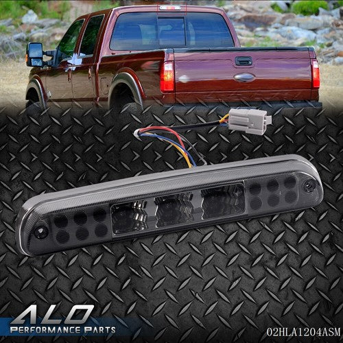 Solid Spare LED 3rd Brake Light Cargo Lamp Smoke Fit For 1999-2015 Ford F250 F350 F450 F550