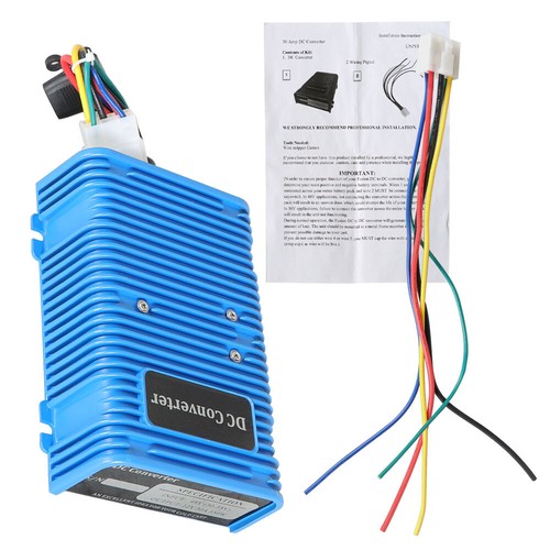 Solid Spare 48 volt to 12 volt reducer 30 AMP Golf Cart 36V/48V to 12 V DC Converter US