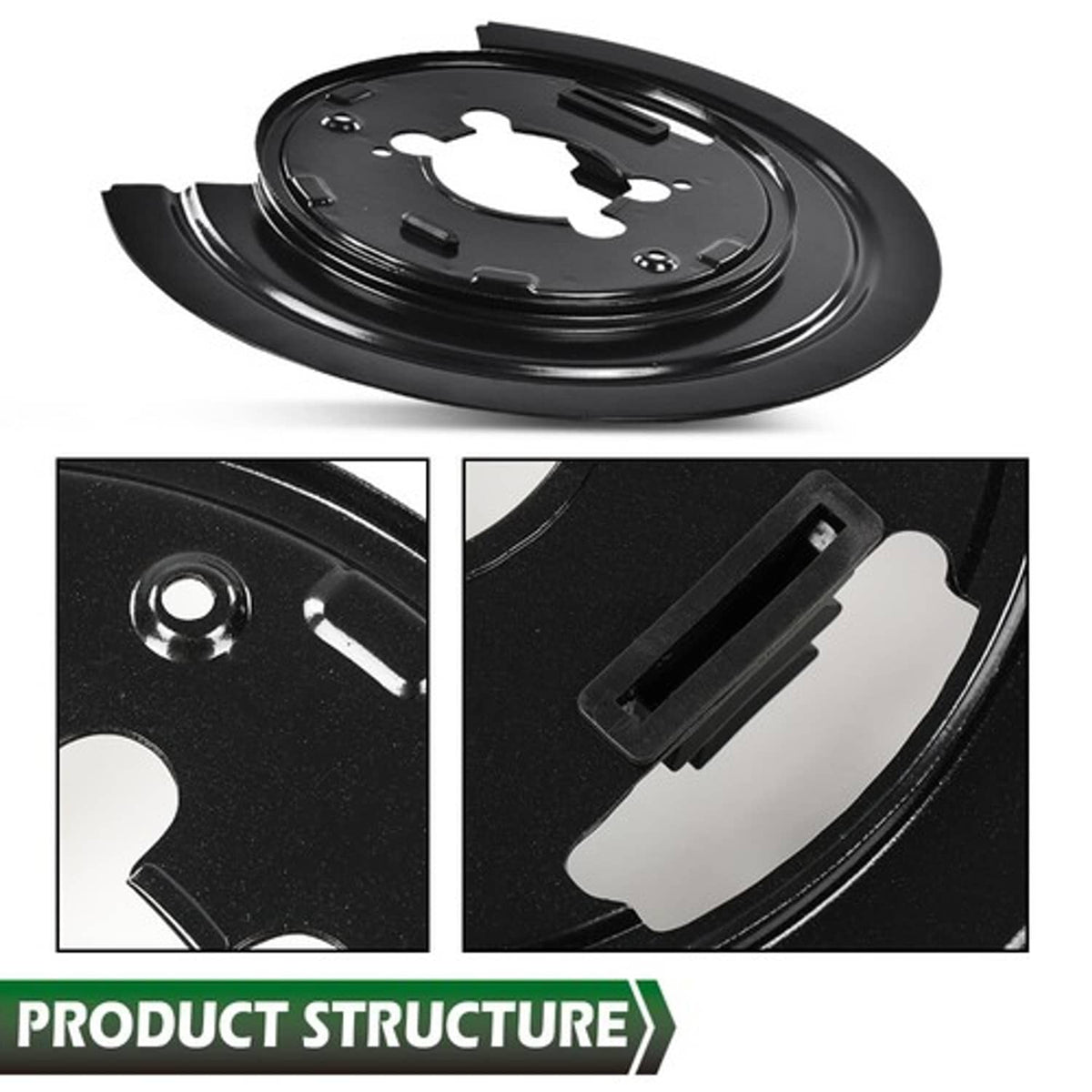 Solid Spare Fit For 2002-2007 Dodge Ram 1500 Replace 3S-00032 Brake Dust Shield Rear New