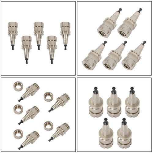 Solid Spare 5 X ISO30 ER32 Collet Chuck Set 60mm G2.5 30000 RPM CNC