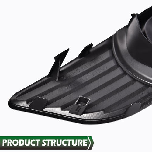 Solid Spare 2pcs Fog Light Covers Driver & Passenger Side Fit For 11-17 Toyota Sienna