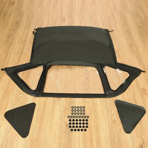 Solid Spare For 71-81 Triumph Spitfire Convertible Soft Top Replacement w/ Plastic Windows
