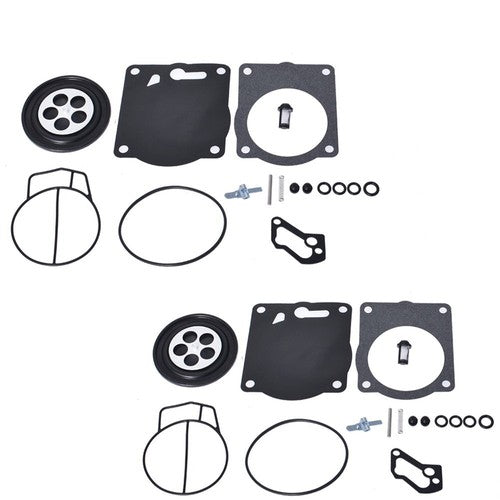 Solid Spare 2X Carburetor Rebuild Kit for SeaDoo 951 Dual SBNI GSX GTX RX XP LRV LTD