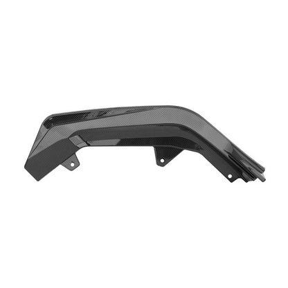 Front Bumper Spoiler Lip Splitter Carbon Fiber Print For 2022-2024 Honda Civic