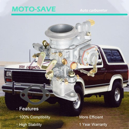 Solid Spare Solex 1 Barrel Carburetor 17701.02 Fit For Jeep CJ3 CJ5 CJ6 2.2L l4 1959-1973