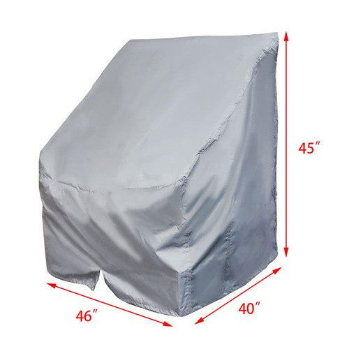 Solid Spare 60"H X 44"L X 36"W Boat Center Console Cover 600D Waterproof Marine CanvasOpens