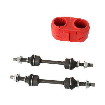 Solid Spare Set of 4 Front Sway Bar Links & Bushings For Ford F-150 2009 2010-2014 K750362