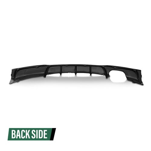 Solid Spare Fit For 2012-2019 BMW 3 Series F30 F31 M Sport Rear Bumper Diffuser Gloss Black