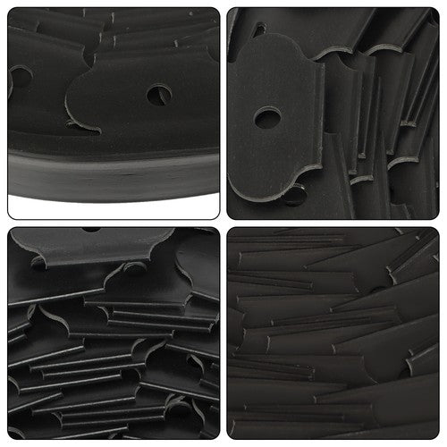 Solid Spare L-shaped Landscape Edging Border Kit 100'1.7"No-Dig Garden Edge Lawn Border New