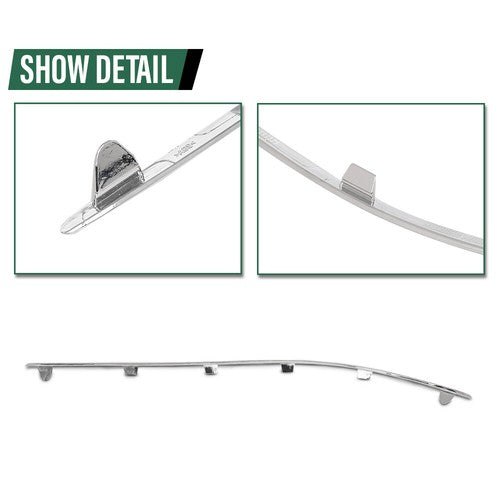 Solid Spare Front Bumper Trim Molding Left+Right Fit For 2012-2015 Benz C250 C300 C350