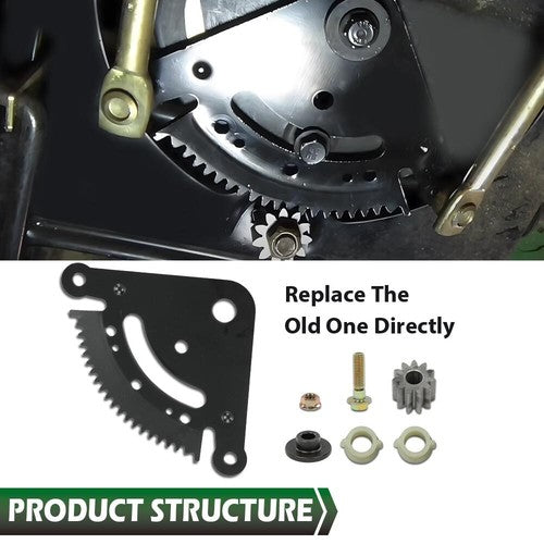 Solid Spare For John Deere LA130 LA135 LA140 LA145 Steering Sector & Pinion Gear w/ Bushings