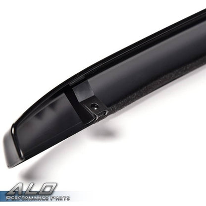 Solid Spare Fit For 1997-2001 Jeep Cherokee Rear License Plate Lamp Light Cover Gloss Black