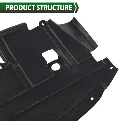 Solid Spare Front Engine Splash Shield Fit For Nissan 2007-2009 Altima / 2009-2014 Maxima