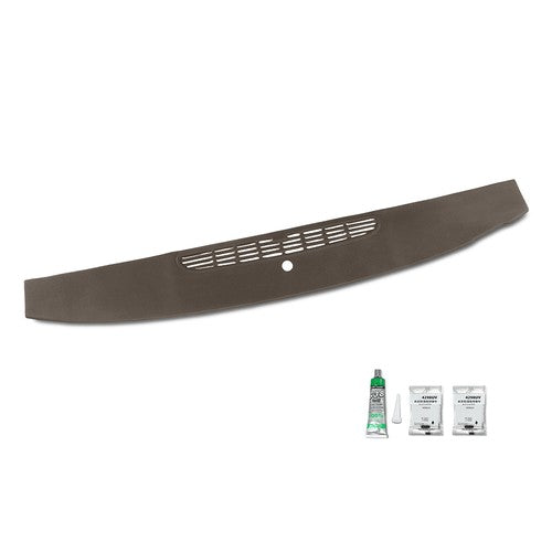 Solid Spare TPE Upper Dash Front Section Panel Brown Fit For 07-13 Chevrolet GMC Cadillac