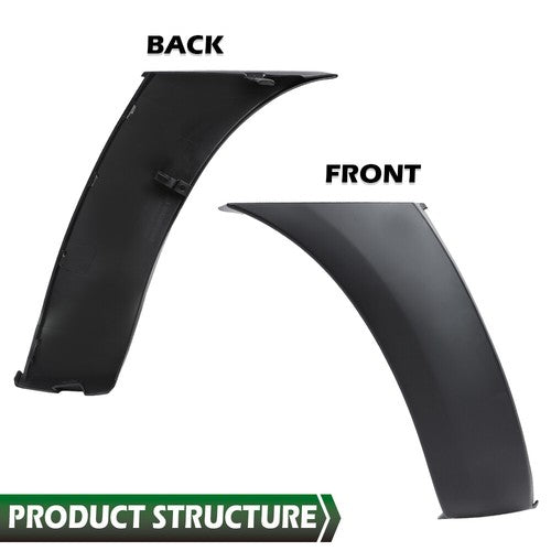 Solid Spare Fit For 2005-2011 Toyota Tacoma Black Front Bumper End Cap Right Side