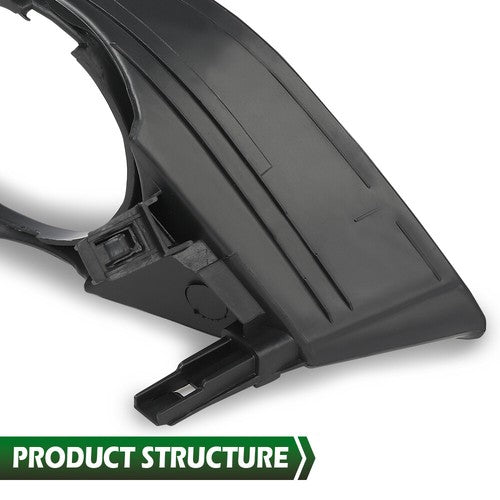 Solid Spare Bumper Fog Light Bezel Lamp Trim Left+Right Fit For 2009-2010 Toyota Corolla