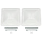 Solid Spare 2 Pack RV Replacement Roof Vent Cover 14"X14" White Camper (Trailer) Vent Cover