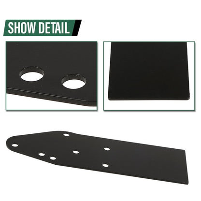 Solid Spare Front Bumper Tie-ins Frame Reinforce Plate Brackets Fit For Jeep Cherokee XJ MJ