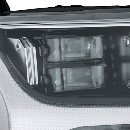 Solid Spare Headlight Replacement For Toyota Tundra 2022-2023 RH w/ Auto Leveling LED Clear