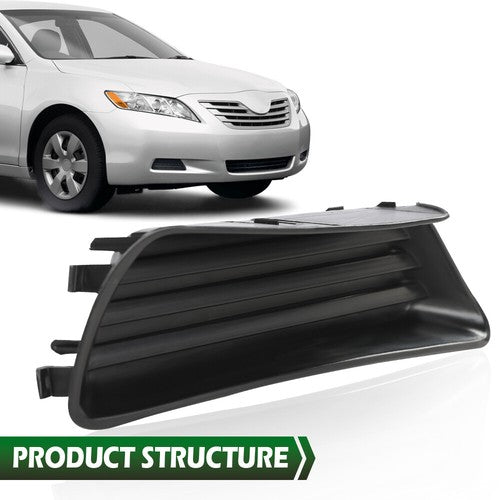 Solid Spare Fit For 2007-2009 Toyota Camry Front Bumper Insert Fog Light Cover Right Side
