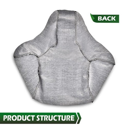 Solid Spare ATV Seat Cover Fit For 98-01 Yamaha Grizzly 600 Seat Cover Standard Black Color