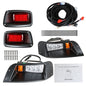 Solid Spare For EZGO TXT Golf Cart Gas&Electric 12V LED Headlight & Tail Light Kit W/ Wire
