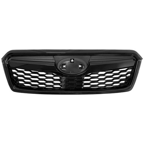 For 2014-2018 Subaru Forester Gloss Black Upper Grille Honeycomb Grill Assembly