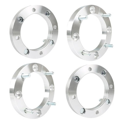 Solid Spare Silver 4Pcs Wheel Spacers 4x156 1" 131mm M12x1.5 For Polaris Polaris RZR 2015+