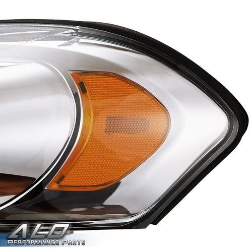 Solid Spare For 06-16 Chevy Impala Limited Chrome Housing Amber Corner Headlight Headlamps
