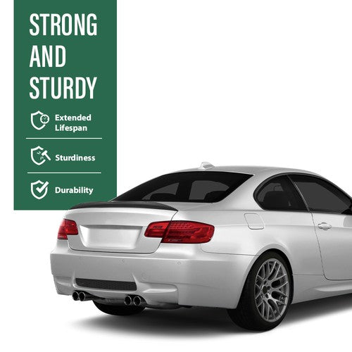 Solid Spare Fit For 2007-2013 BMW E92 M3 Coupe Carbon Look PSM Style Rear Trunk Spoiler Wing