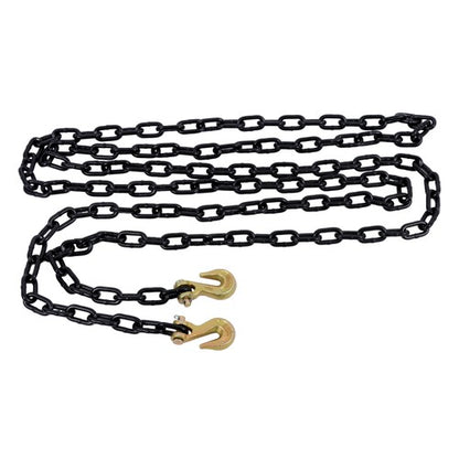 Solid Spare 1/4 Inch x 14Ft G80 Transport Bundle Chain Steel Black 3300lbs Safe Working Load