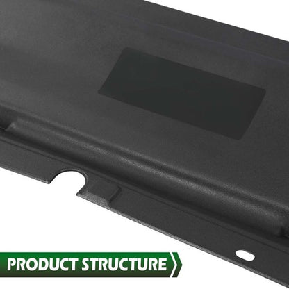 Solid Spare Fit For 13-18 Ford Fusion Upper Radiator Support Cover Sight Shield Black