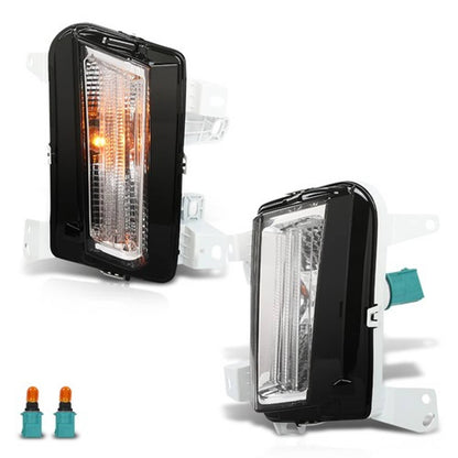 Solid Spare Halogen Parking Signal Light Front Left+Right Fit For 2017-2019 Cadillac XT5