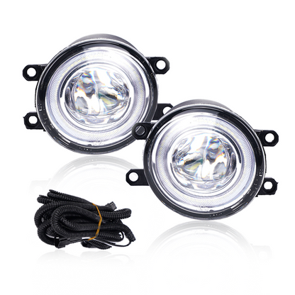 Pair LED Fog Light For 2012-2014 Toyota Camry SE XSE Front Bumper Lamps w/Wiring