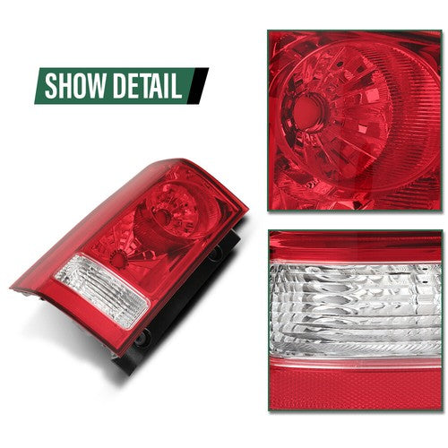 Solid Spare Fit For 2009-2015 Honda Pilot Tail Light Brake Lamp Assembly w/o Bulb Left Side