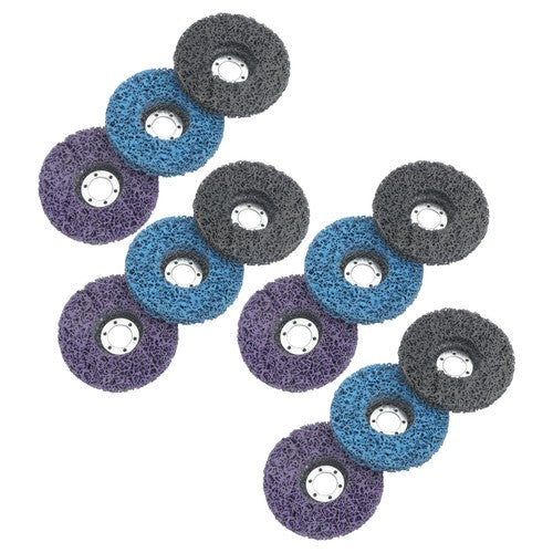Solid Spare Diamond Grinding Discs 4 pieces each in blue, purple 12 Packs of 4-1/2' x 7/8'
