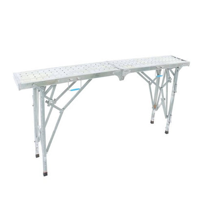 Solid Spare Portable 1.8m Folding Scaffolding Platform Work Bench Scaffold Step Ladder