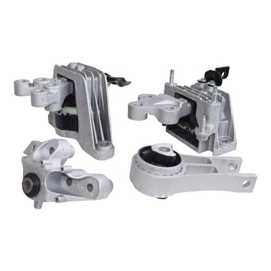 Solid Spare For 2017-2025 Chrysler Pacifica Voyager 3.6L 4PCS Engine Motor & Trans Mount Set