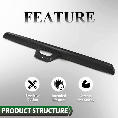 Solid Spare For 07-13 Avalanche Escalade Rear Tailgate Spoiler Molding Trim w/ Camera Hole