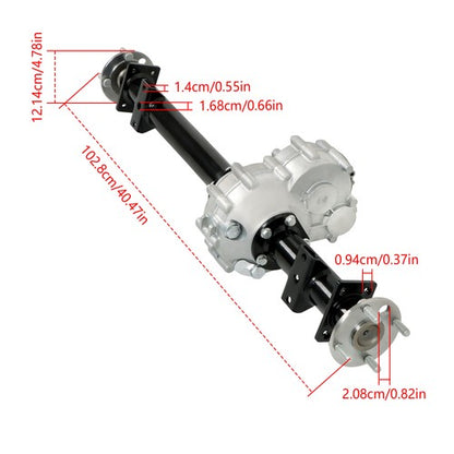 Solid Spare Rear Axle Housing Assembly For Club Car DS 1998-Up Precedent Golf Cart Electric