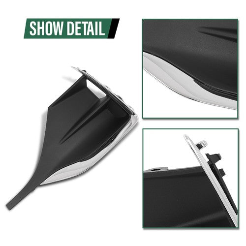Solid Spare Front Bumper Fog Light Bezel Insert Fit For 2020-2022 Buick Encore GX Left Side