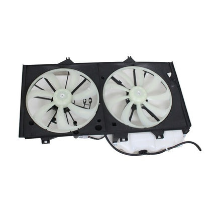 Fit 2012-2017 Toyota Camry Dual Radiator and Cooling Condenser Fan w/Kettle