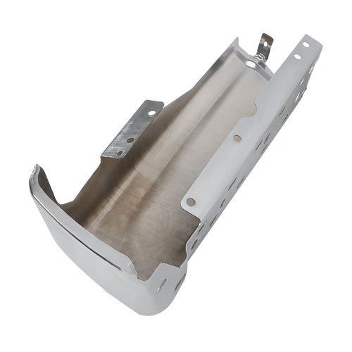 Solid Spare Fit For Ford F-150 2021-2023 Left Steel Rear Bumper End Cap Without Sensor Holes