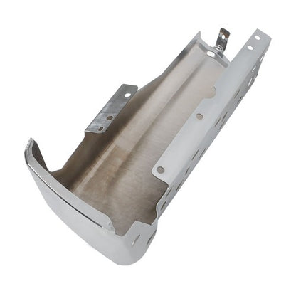 Solid Spare Fit For Ford F-150 2021-2023 Left Steel Rear Bumper End Cap Without Sensor Holes
