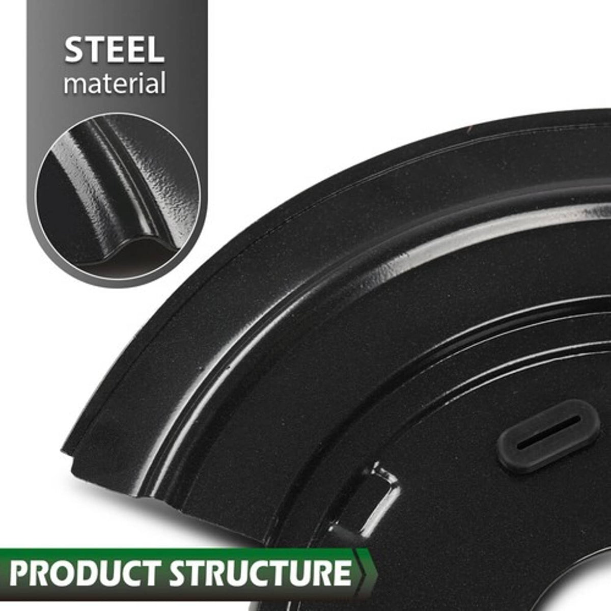 Solid Spare Fit For 2002-2007 Dodge Ram 1500 Replace 3S-00032 Brake Dust Shield Rear New