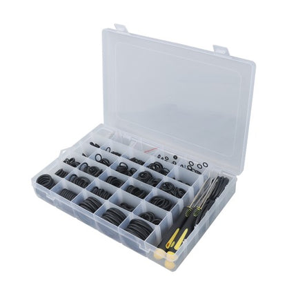 Solid Spare 1540 Pcs 32 Size O-Rings Kit Nitrile Rubber Oring Assortment with 4 Hook Set