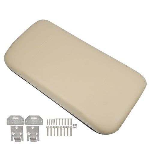 Solid Spare Golf Cart 1994-2013 Tan Front Seat Bottom With Hardware For EZGO Medalist TXT