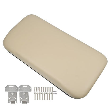 Solid Spare Golf Cart 1994-2013 Tan Front Seat Bottom With Hardware For EZGO Medalist TXT