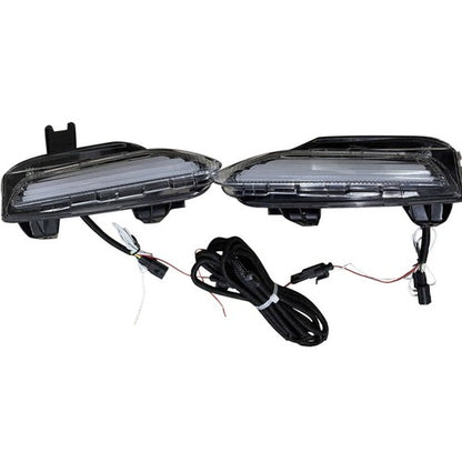 For 2014-2017 Infiniti Q50 Sport Front Double Color LED Fog Lights Turn signal